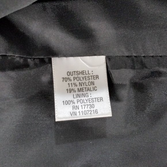 NEW Isaac Mizrahi for Target black Gold blazer Size M Medium Crop Dress Career 9 - Picture 14 of 16